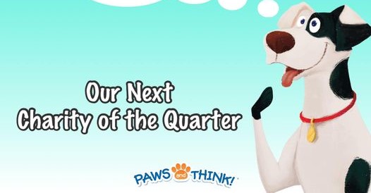 PAWS and THINK! Books Names the Network “Charity Of The Quarter”!