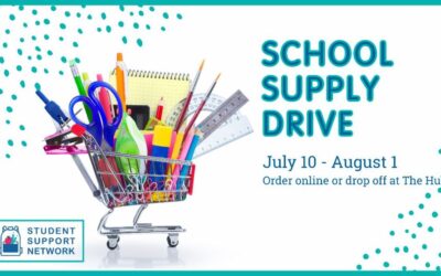 School Supply Drive: July 10 – August 1